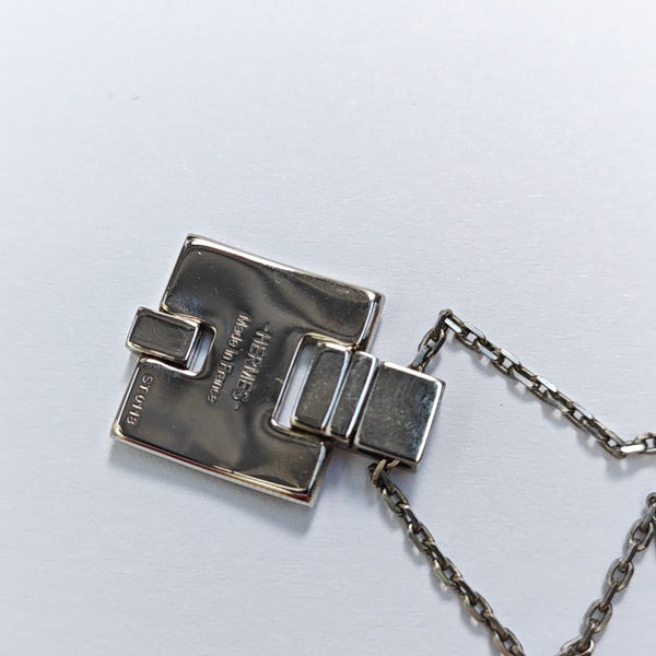 Eileen Metal Silver Necklace