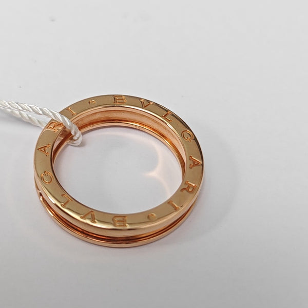 B.ZERO1 18k Rose Gold Ring EU 61