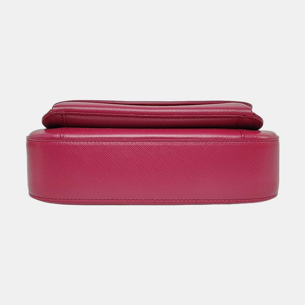 Authenticated pre-owned Gancini Calfskin Burgundy - Shoulder Bag at Looply