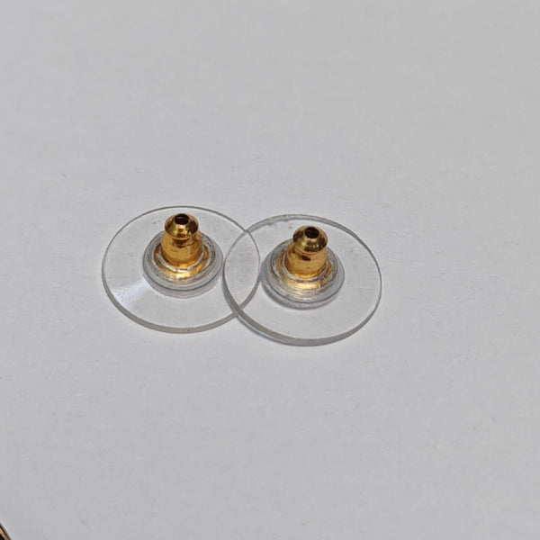 CC Logo Metal Gold Earrings