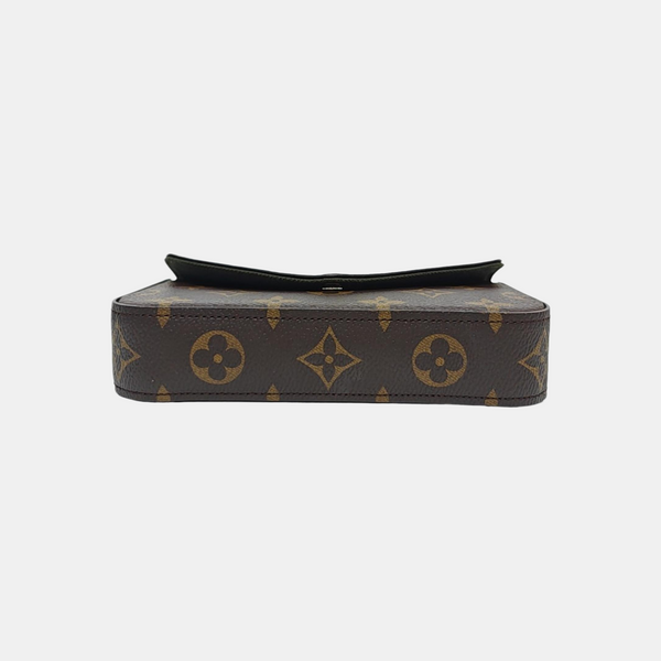 FÉLICIE Monogram Coated Canvas Brown