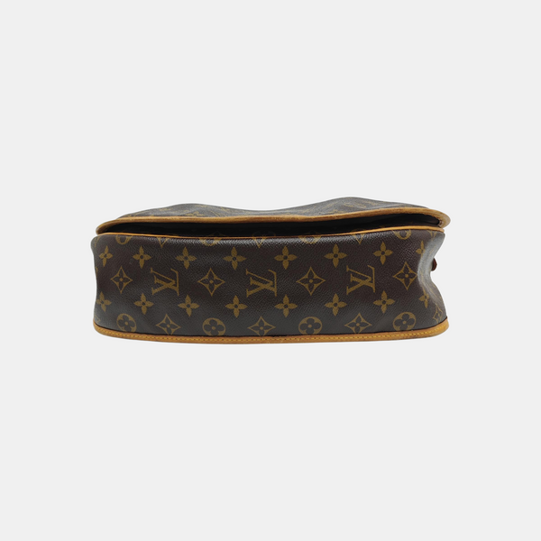 MENILMONTANT MM Monogram Coated Canvas Brown
