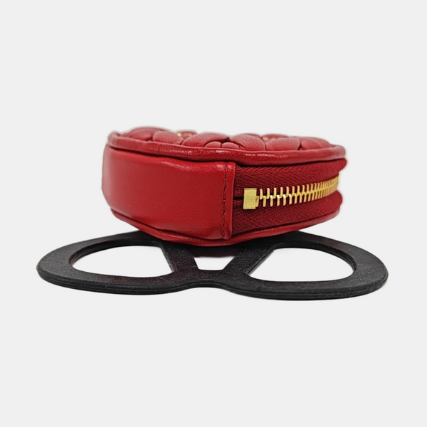 Quilted Lambskin Shoulder Bag Red