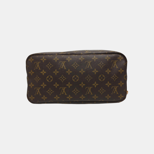 NEVERFULL MM Monogram Coated Canvas Brown