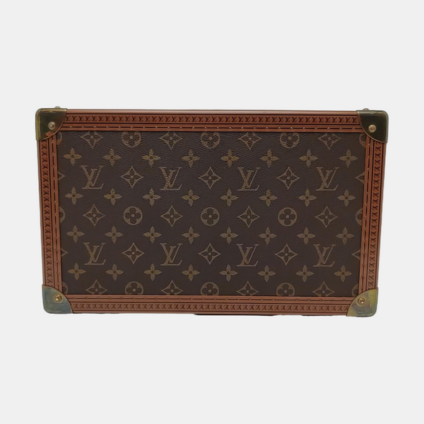COFFRET TRÉSOR Monogram Coated Canvas Brown