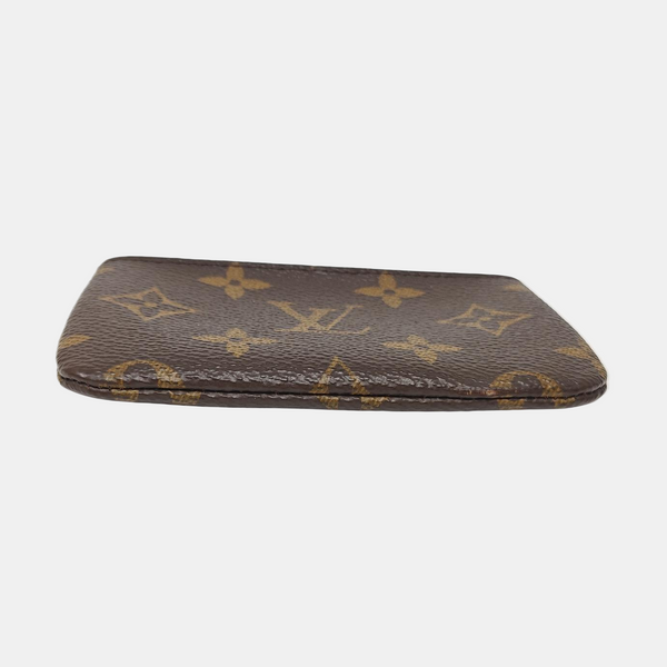 Monogram Coated Canvas Card Holder Brown