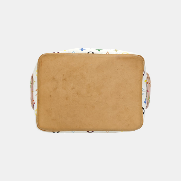 LV × TM NÉONOÉ MM Monogram Coated Canvas White