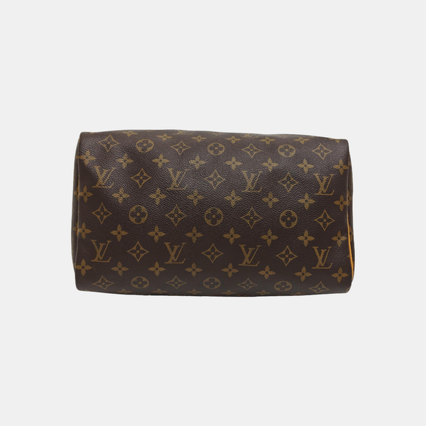 SPEEDY 30 Monogram Coated Canvas Brown