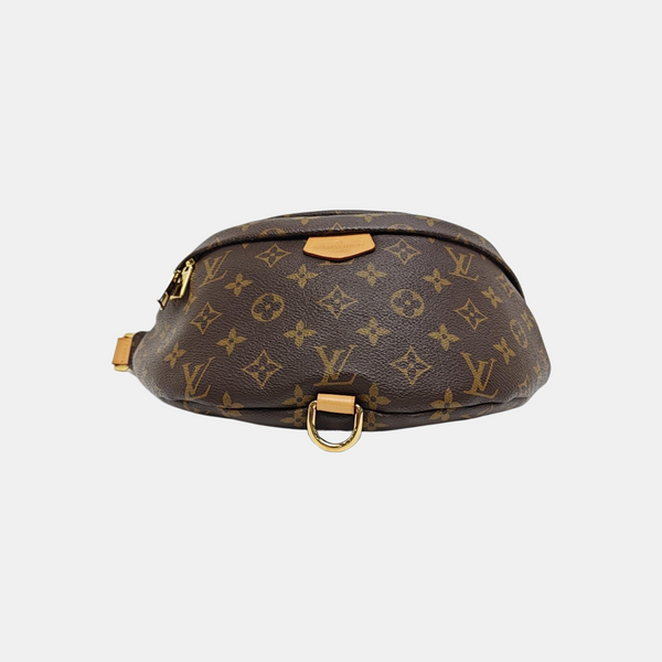BUMBAG Monogram Coated Canvas Brown