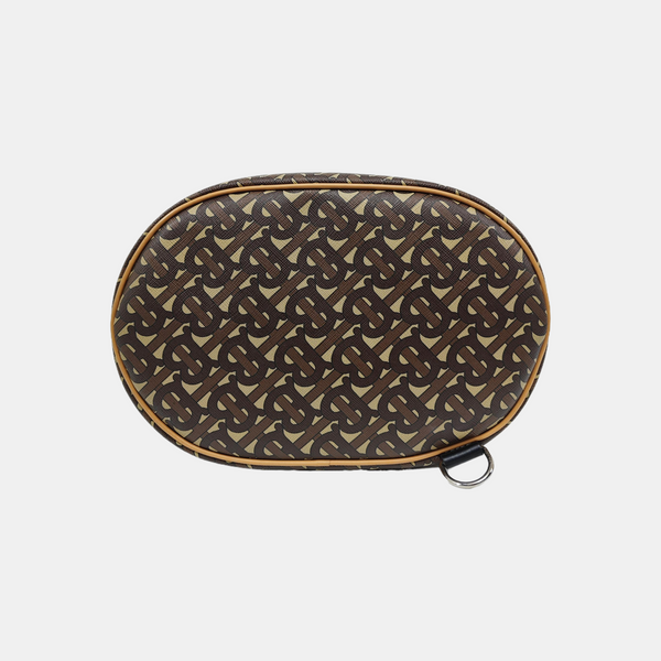 Coated Canvas Tote Bag Brown