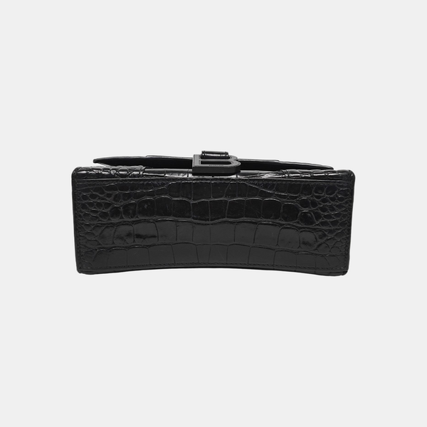 Hourglass Small Calfskin Black