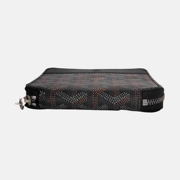 Saint-Marc Coated Canvas Black Wallet