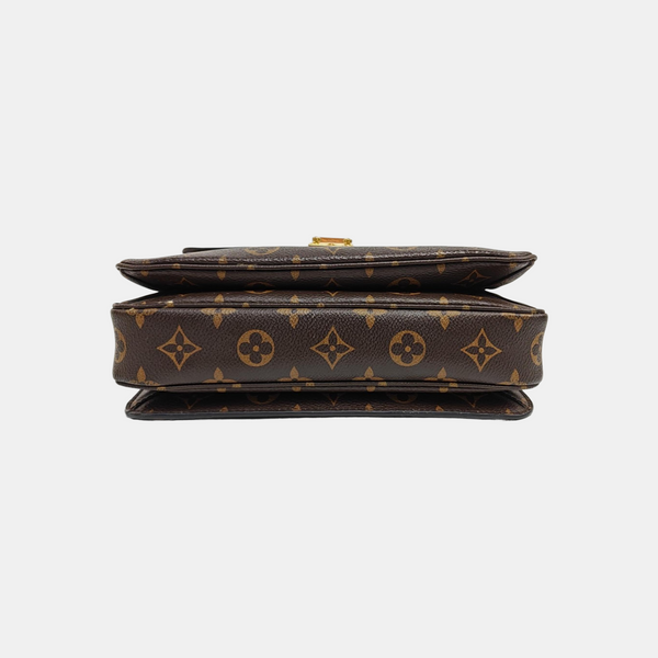 MÉTIS MM Monogram Coated Canvas Brown