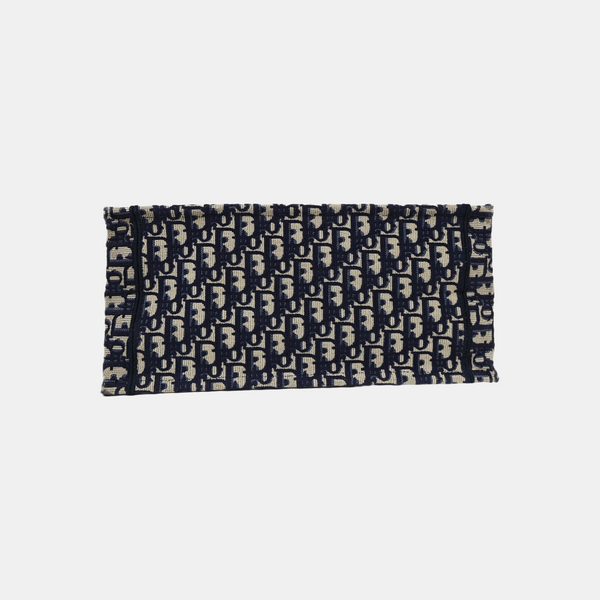 Book Tote Medium Oblique Canvas Blue