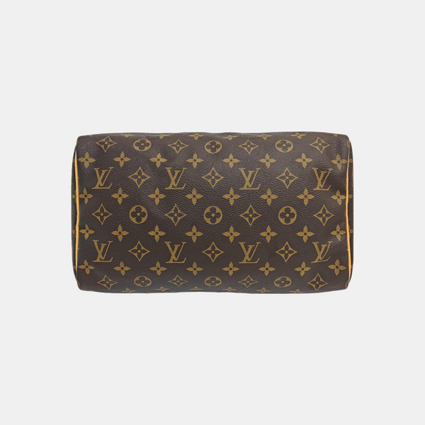 SPEEDY 30 Monogram Coated Canvas Brown