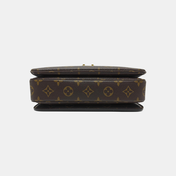 MÉTIS MM Monogram Coated Canvas Brown