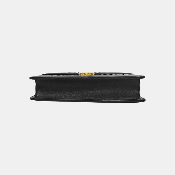 Miu Confidential Quilted Lambskin Black