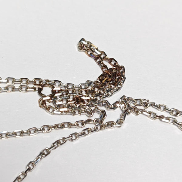 LOVE 18k White Gold Silver Necklace