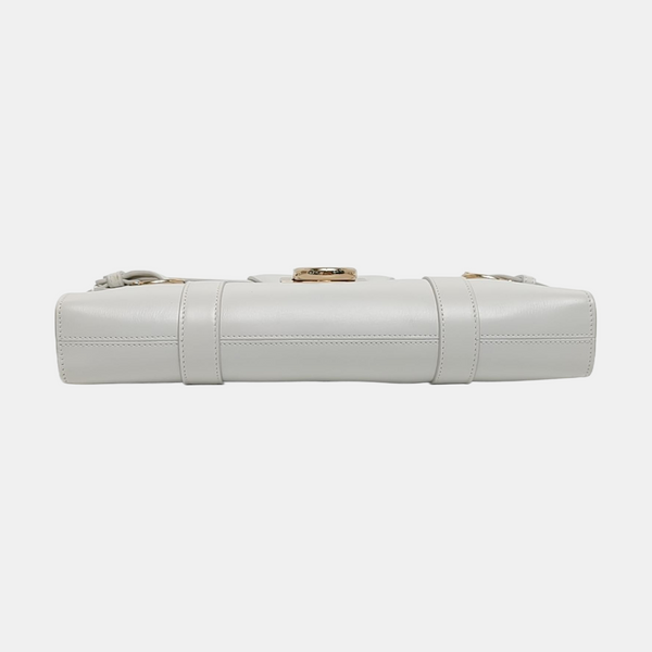 Calfskin Shoulder Bag White