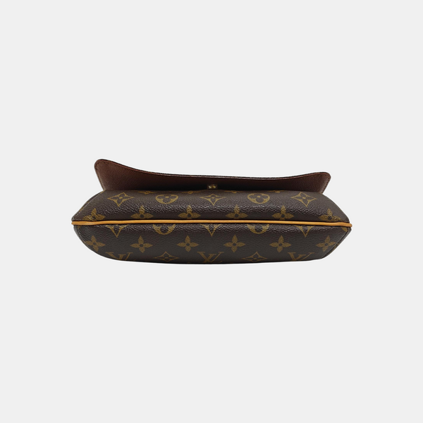 MUSETTE TANGO Monogram Coated Canvas Brown