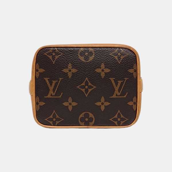 NOÉ Nano Monogram Coated Canvas Brown