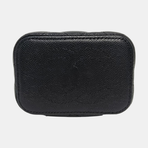Quilted Grained Calfskin Black