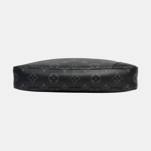 TRIO Monogram Coated Canvas Gray