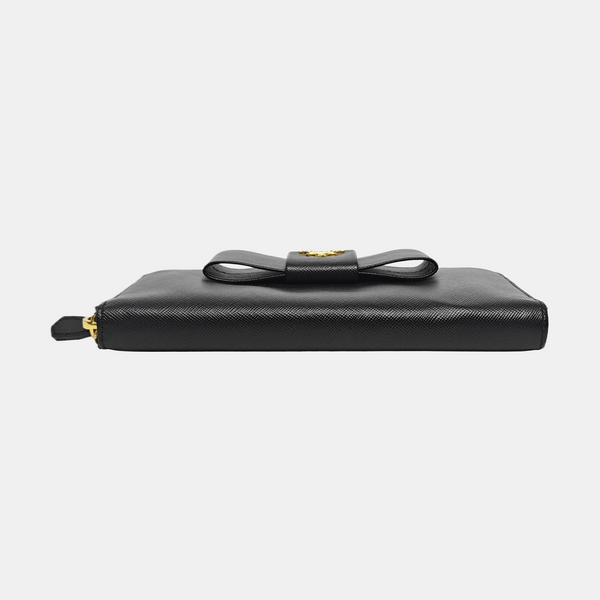 Saffiano Calfskin Wallet Black