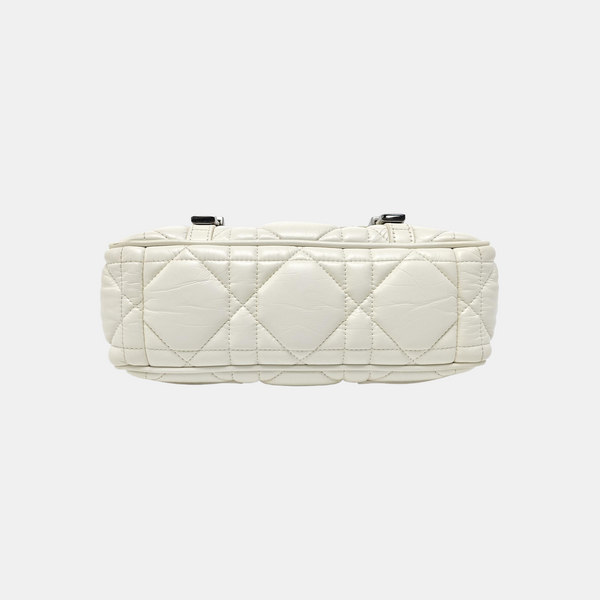 Diorcamp Small Cannage Calfskin White
