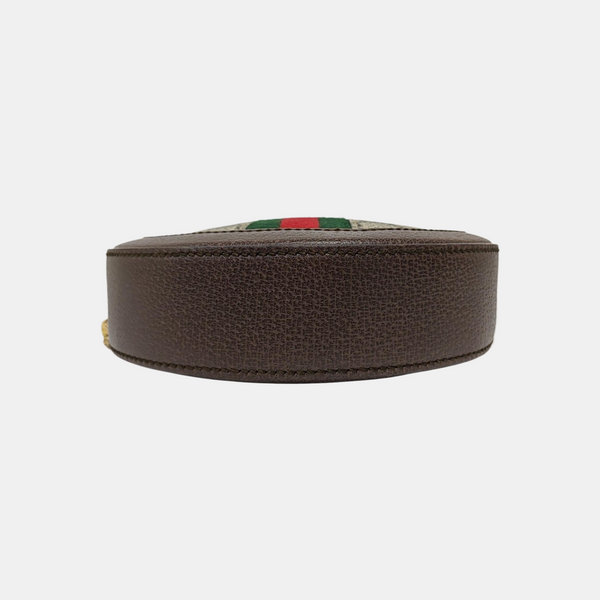Ophidia Mini Monogram Coated Canvas Beige