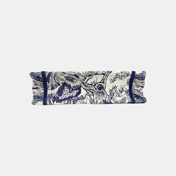 Book Tote Mini Fabric Blue