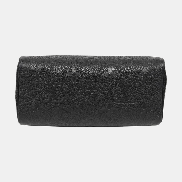 SPEEDY Nano Monogram Calfskin Black