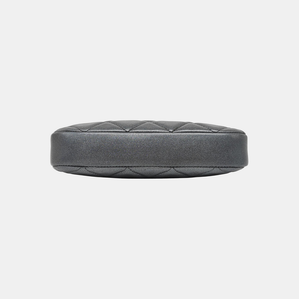 Quilted Lambskin Shoulder Bag Gray