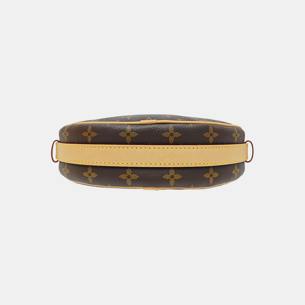 CROISSANT Monogram Coated Canvas Brown