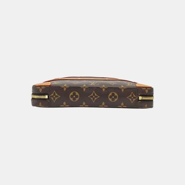 SOFT TRUNK PM Monogram Coated Canvas Brown