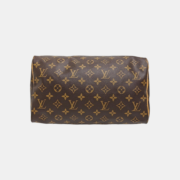 SPEEDY 30 Monogram Coated Canvas Brown