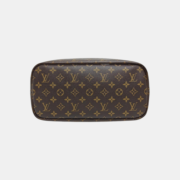 NEVERFULL MM Monogram Coated Canvas Brown