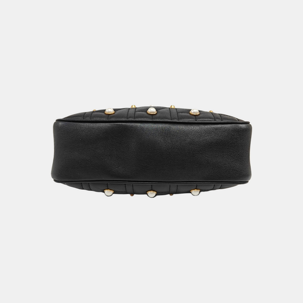 GG Marmont Small Quilted Calfskin Black