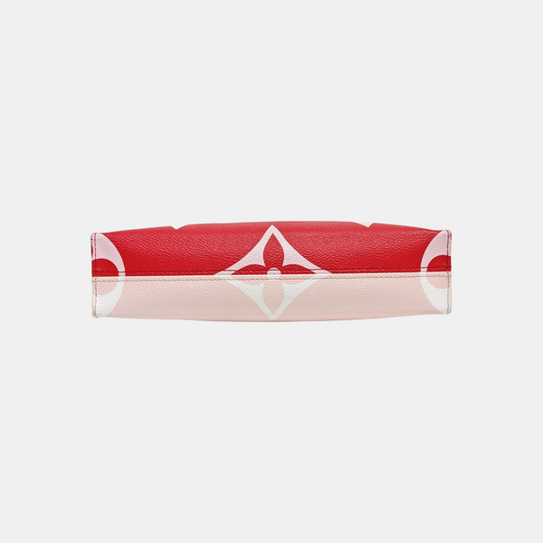 TOILET POCKET 26 Monogram Coated Canvas Red