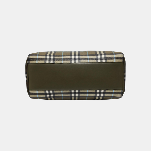 Boston Medium Coated Canvas Green