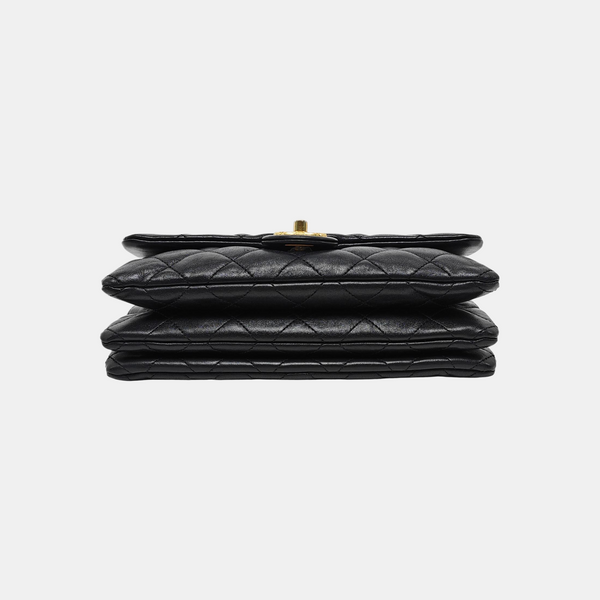 CLASSIC FLAP Small Quilted Lambskin Black