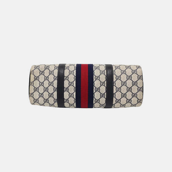 Ophidia Medium Monogram Coated Canvas Beige