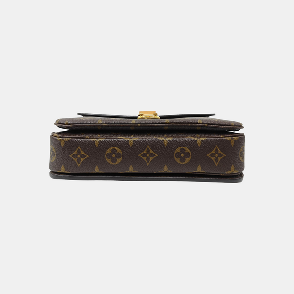 MÉTIS MM Monogram Coated Canvas Brown