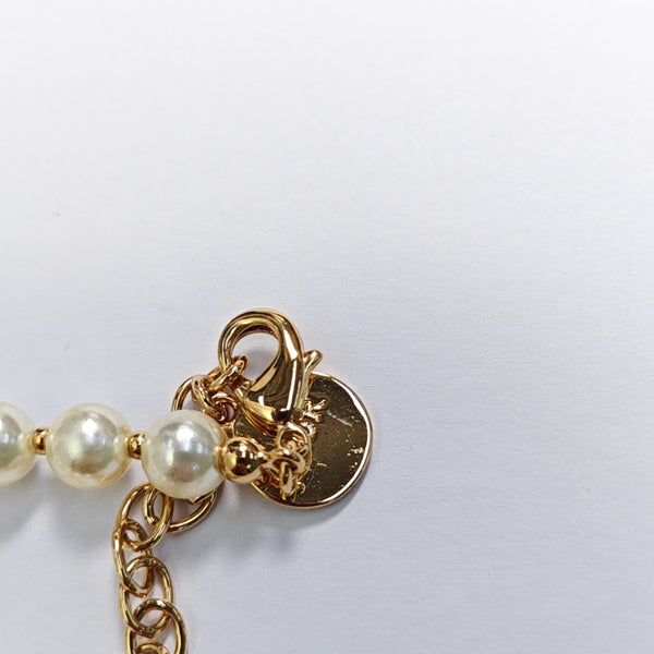 30 Montaigne Metal White Necklace