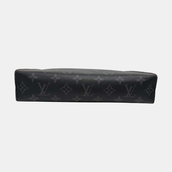 Pochette Voyag MM Monogram Coated Canvas Black