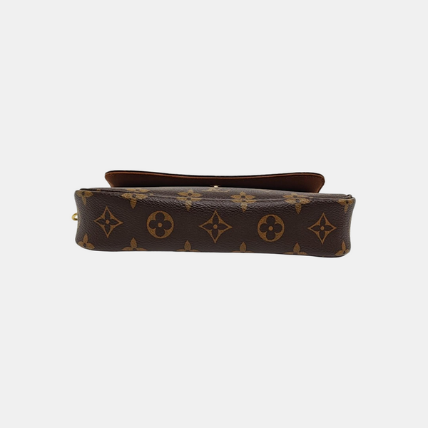 IVY Monogram Coated Canvas Brown
