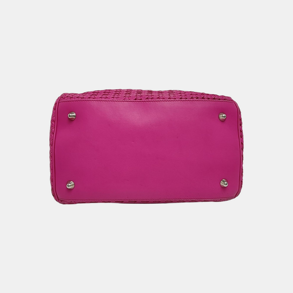 Authenticated pre-owned Diorissimo Calfskin Red - Tote Bag at Looply