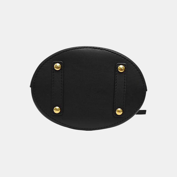The Bucket Calfskin Black