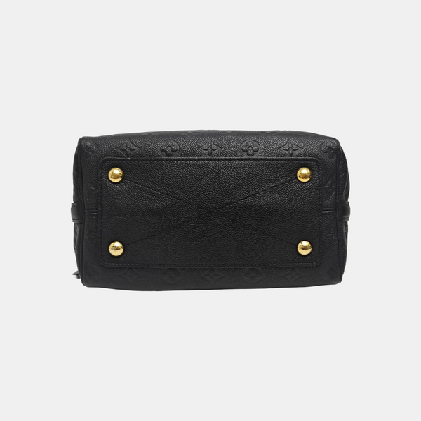 SPEEDY 25 Monogram Calfskin Black