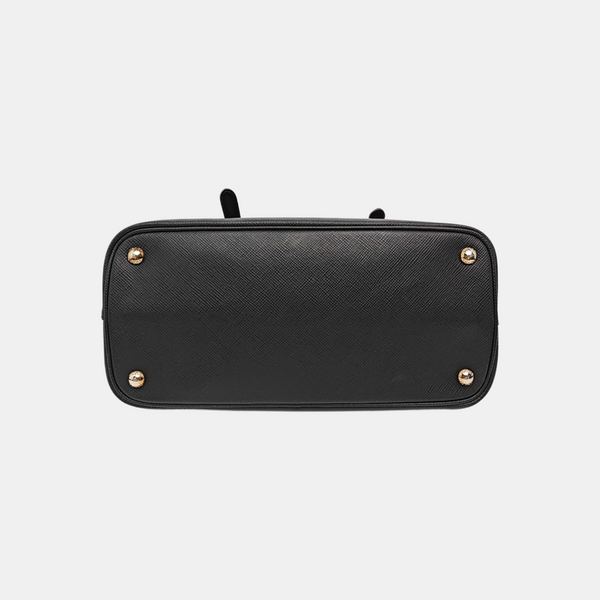 Denim Small Saffiano Calfskin Black